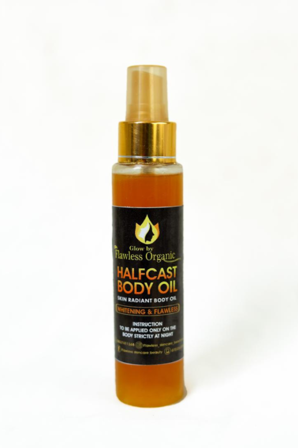 Glow by Flawless Organic Halfcast Body oil