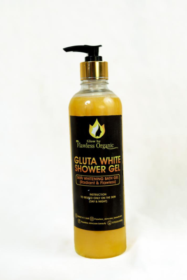 Glow by Flawless Organic Gluta White Shower Gel